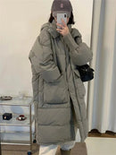 Oversized Long Parka Jacket with A Hood