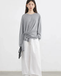 Lightweight Lyocell Long Sleeve Top