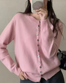 Relaxed Wool Knit Pullover Sweater