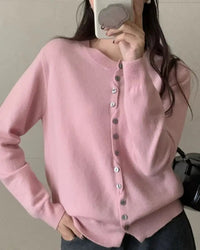 Relaxed Wool Knit Pullover Sweater