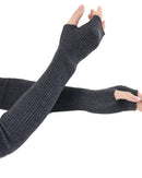 Ribbed Fingerless Arm Warmers