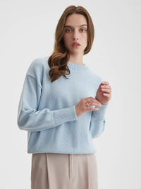 O Neck Casual Loose Sweater
