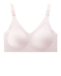 Seamless Thin Soft Deep V-Neck Push-Up Bra