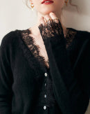 Cashmere Casual V-Neck Knit Sweater