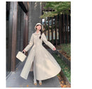 High Quality Skirted Woolen Wool & blends Coat
