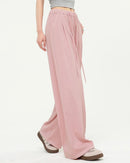 Elastic-Waist Tencel Denim Jeans