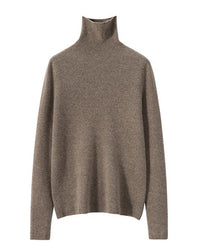 Soft Cashmere Turtleneck Slim-Fit Sweater