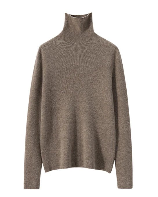 Soft Cashmere Turtleneck Slim-Fit Sweater