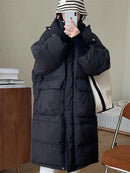 Oversized Long Parka Jacket with A Hood
