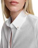 Casual Classic White Long-Sleeved Shirt