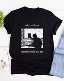 Fun Cat Print T-Shirt