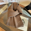 Women's Solid-Color Wool Scarf