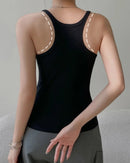 Ribbed Stretch Sleeveless Essential Camisole