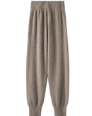Merino Wool High-Waist Knit Trousers