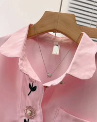Refined Polo Collar Pullover Shirt
