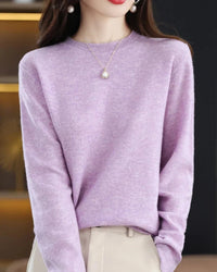 Merino Wool Round Neck Sweater