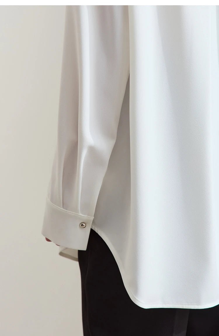 Solid Loose Chic Chiffon Blouses