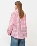 Casual Retro Plaid Shirt Jacket