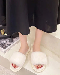 Fuzzy House Slippers