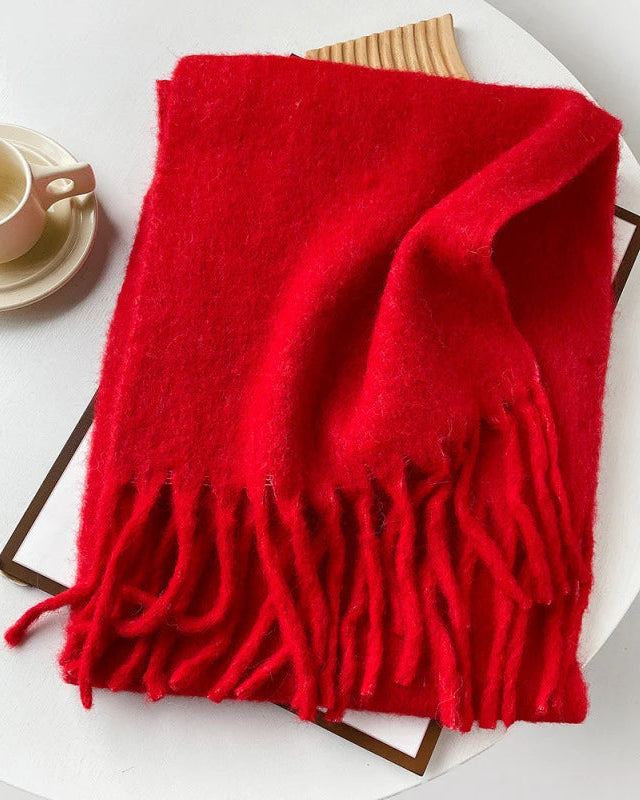 Longline Knitted Shawl Scarf