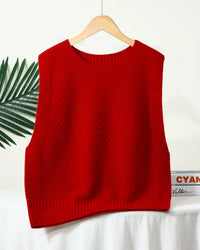 Merino Wool Jacquard Sweater Vest