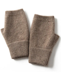 Cashmere Knit Fingerless Wrist-Warmers