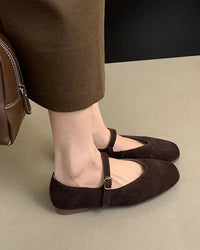 Stylish Low-Cut Lace-Up Round-Toe Flat Shoes