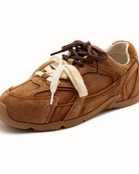Retro Lace-Up Non-Slip Sneakers