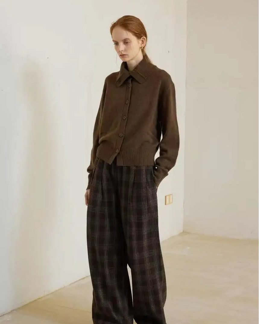 Heavyweight Single-Breasted Cashmere Turtleneck Cardigan