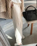 Cotton Cashmere Harem Knit Pants