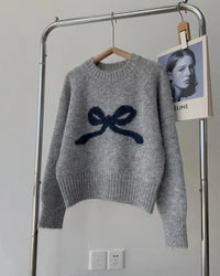 Bow Detail Knit Pullover