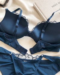 Romantic Lace Comfortable Sexy Push-Up Bra Set