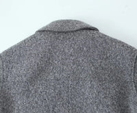 Vintage Gray Cropped Short Coat