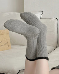 Cozy Thick Knit Crew Socks