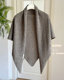 Wool Oversized Triangle Shawl Scarf