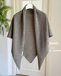 Wool Oversized Triangle Shawl Scarf