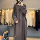 Oversized Round-Neck Cashmere Dress