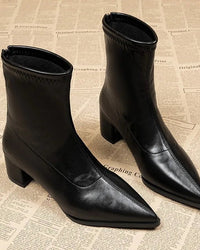 Stylish Retro Platform Party Ankle Boots