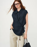 Minimal Effortless Knit Sleeveless Shirt