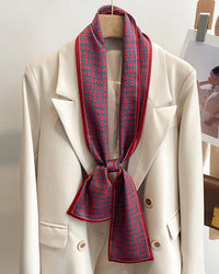 Women's Printed Silk Scarf & Shawl