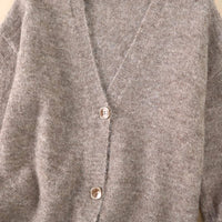 Wool Blend Soft Knitted Short Cardigan