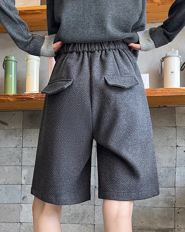 Vintage Relaxed-Fit Bermuda Shorts