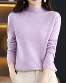 Merino Wool Mock Neck Sweater
