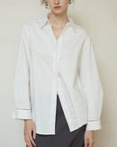 Casual Collared Single-Breasted Loose-Fitting Shirt
