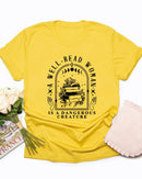 Literary Graphic Short Sleeve Tee
