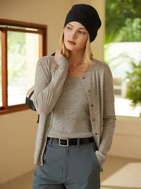 Cashmere Double Layers Beanie