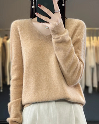Merino Wool V-Neck Pullover