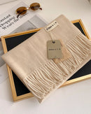 Thick Faux-Cashmere Shawl