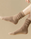 Combed Cotton Pile Crew Socks