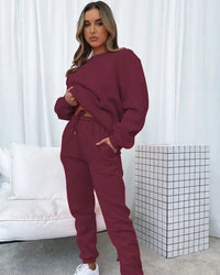 Thicken Sweatshirt & Pants Set